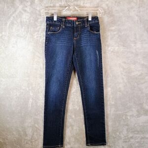 Arizona Jean Company Girls Dark Indigo Skinny Jeans Size 10